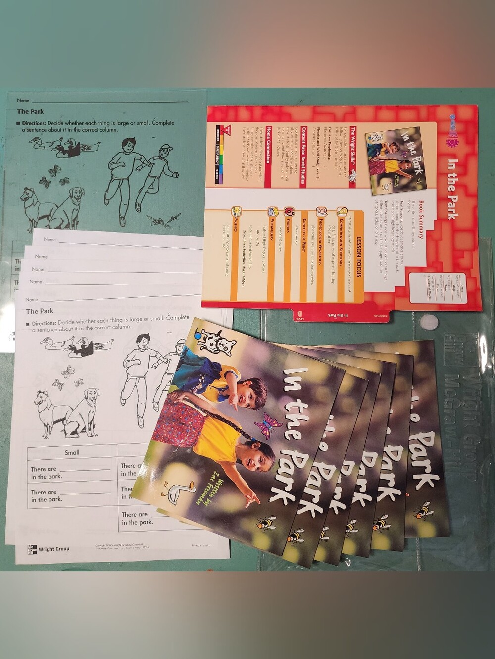 Gear Up! Level B Guided Reading "IN THE PARK"